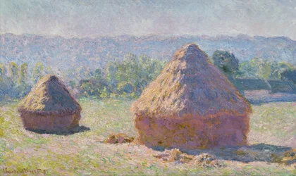 Stohy obilí na konci léta, Ranní efekt, 1891